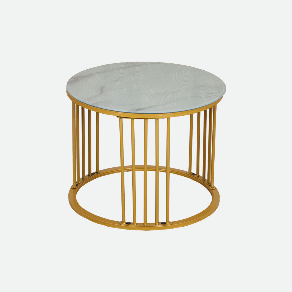 MAARK MARBLE TOP COFFEE TABLE SET BLC-20 HT