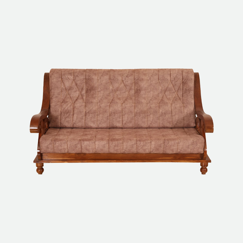 MAARK WOODEN SOFA SET (3+1+1) S-21 WCF