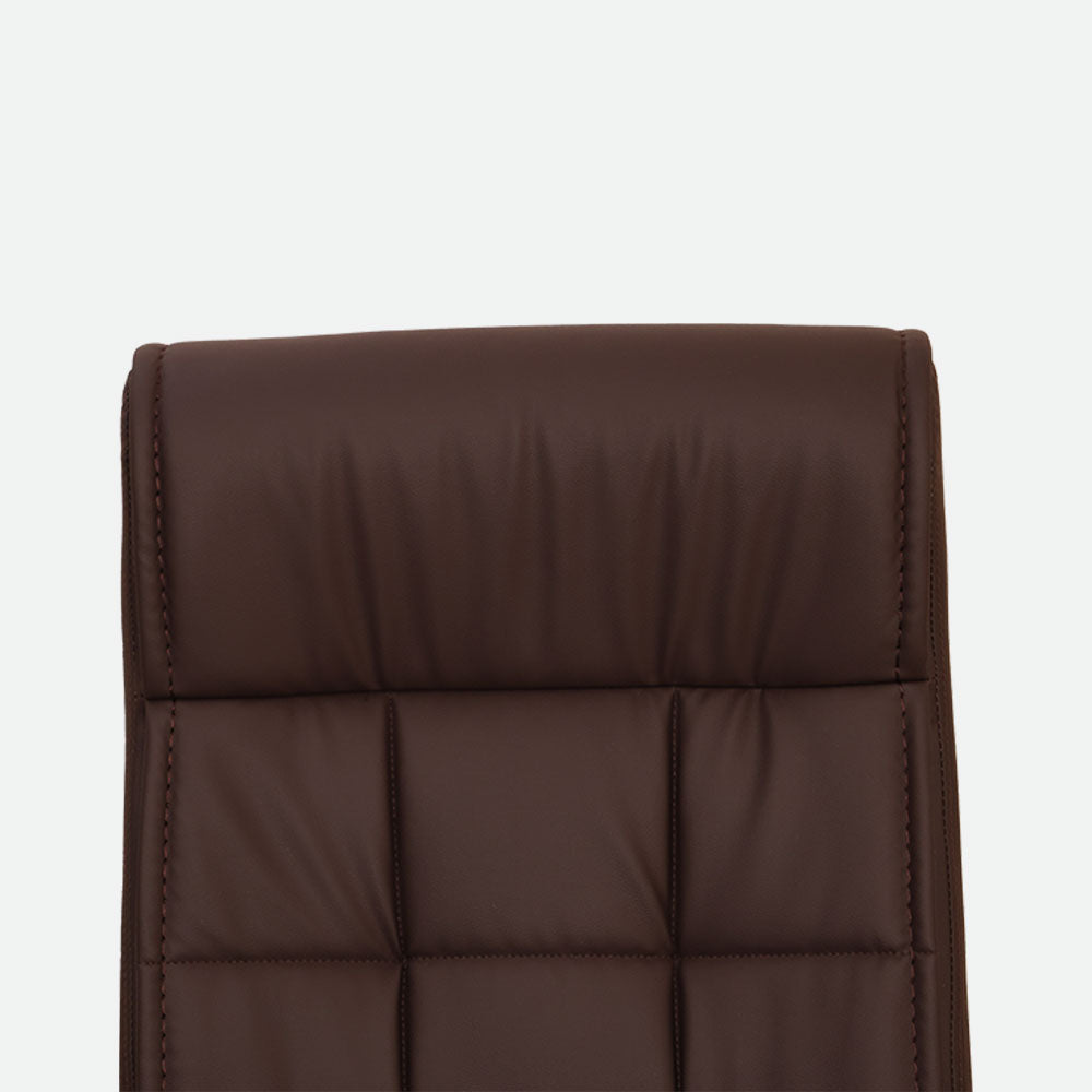 MAARK HIGH BACK OFFICE CHAIR XH - 9261 BROWN COLOUR SS