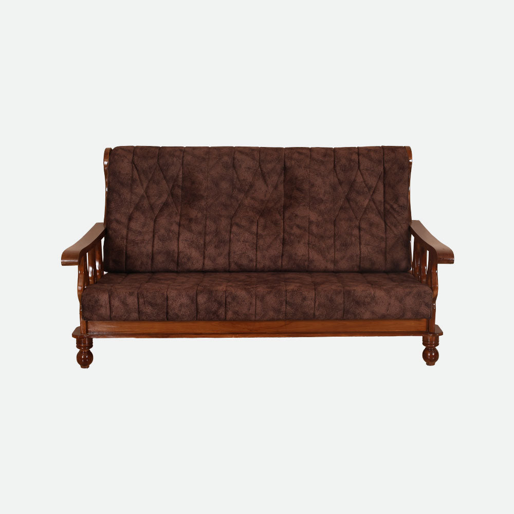 MAARK WOODEN SOFA SET (3+1+1) S-17 WCF