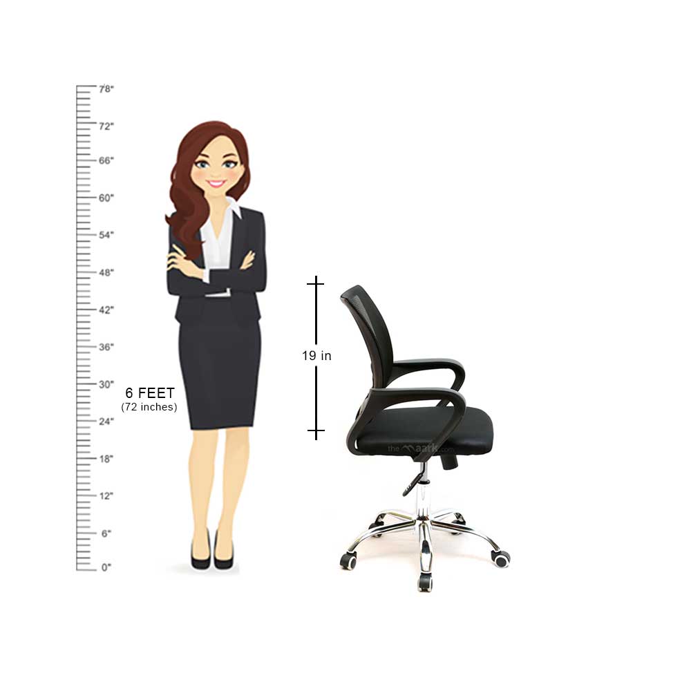 MAARK MEDIUM BACK OFFICE CHAIR 804 MESH GL