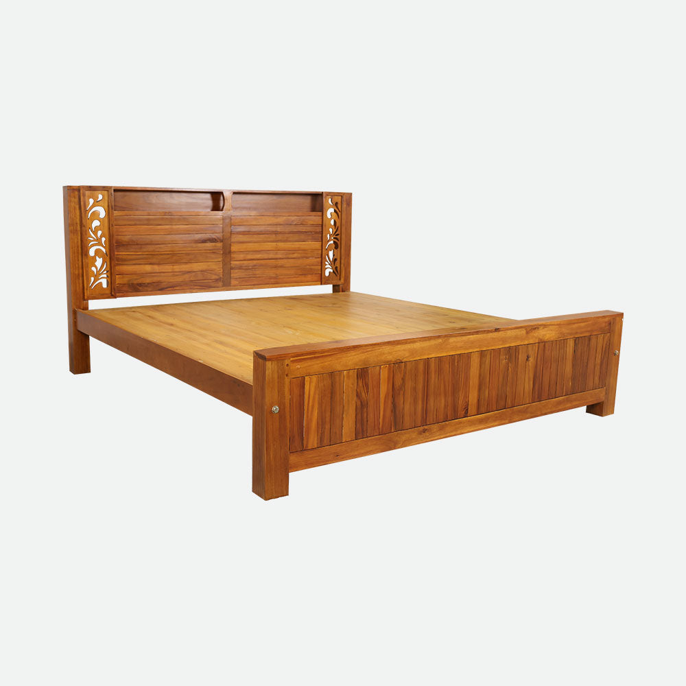 MAARK KING SIZE BED (6*6.25) AK-01 WCF