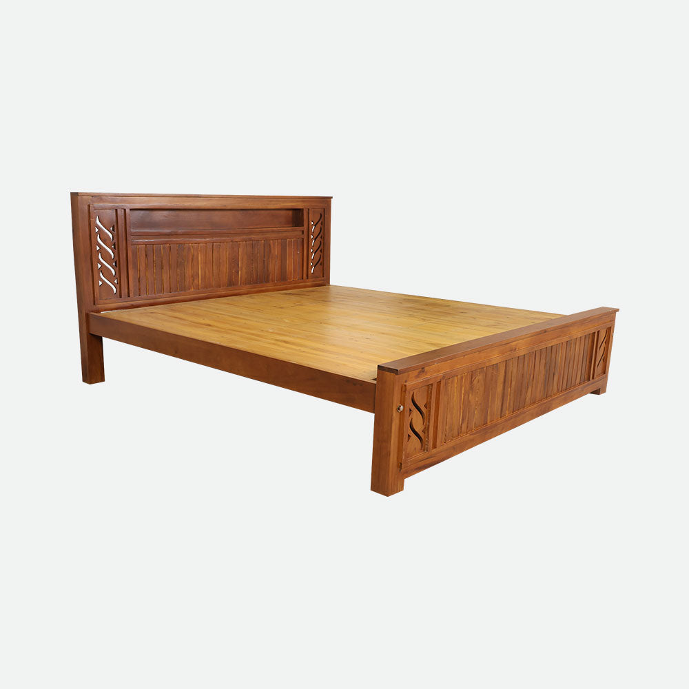 MAARK KING SIZE BED (6*6.25) AK-04 WCF