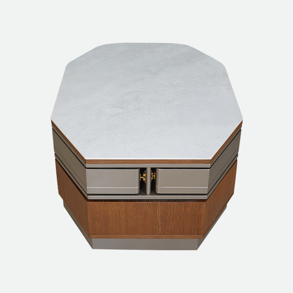 MAARK GLASS TOP COFFEE TABLE 845-C HT