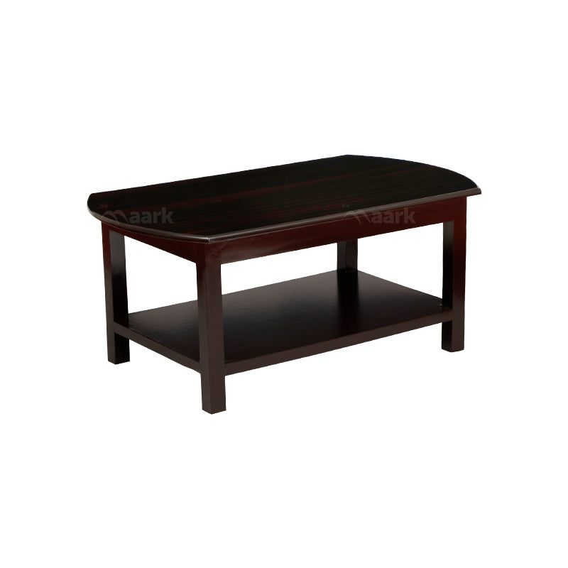 MAARK WOODEN FINISH VENUS COFFEE TABLE WALNUT COLOUR