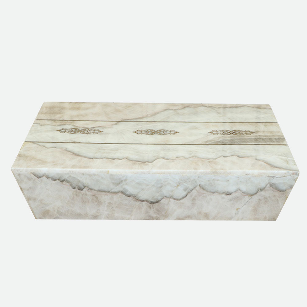 MAARK MARBLE TOP COFFEE TABLE 013 TD