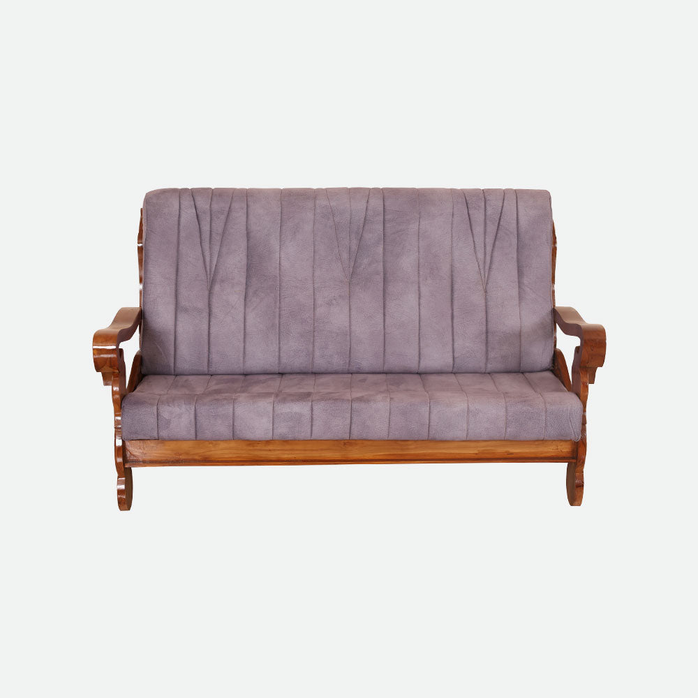 MAARK WOODEN SOFA SET (3+1+1) S-19 WCF