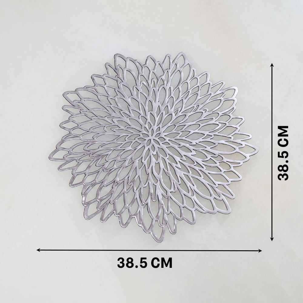 MAARK LEATHER PLACE MAT ROUND CC