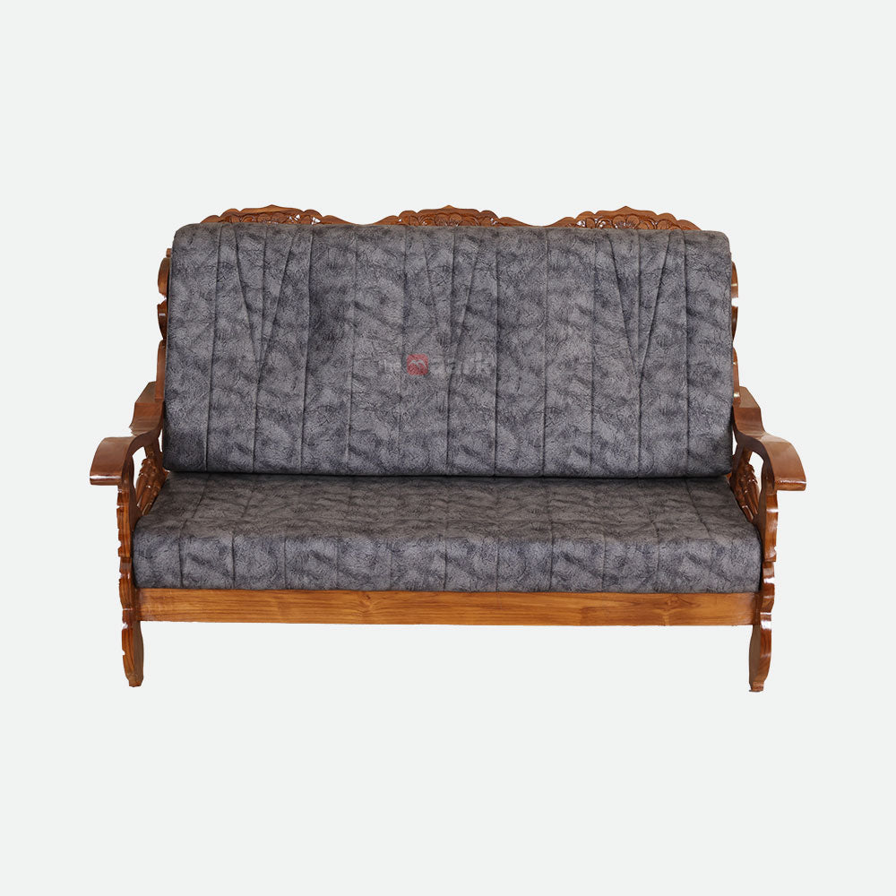 MAARK WOODEN SOFA SET (3+1+1) S-46 WCF