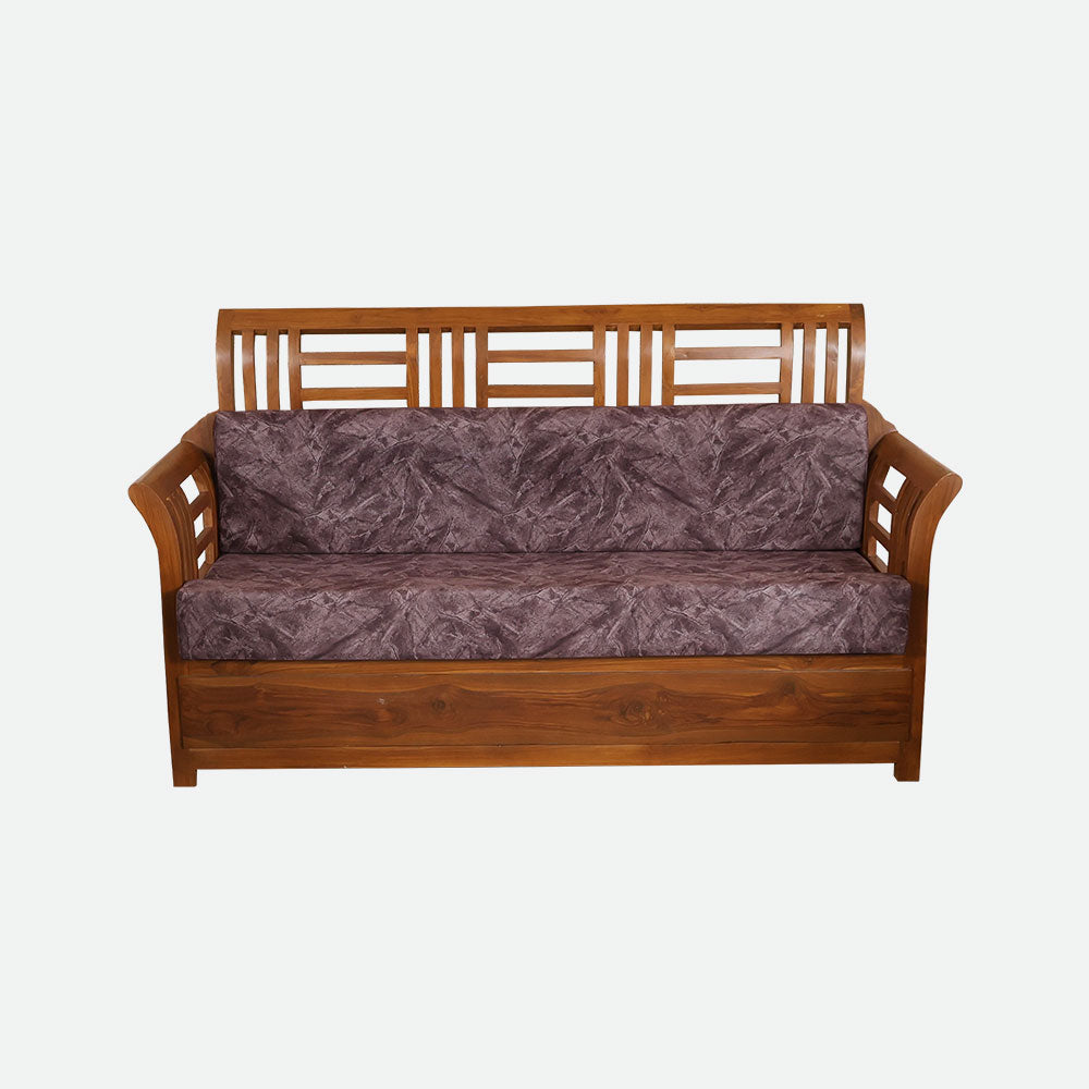 MAARK WOODEN SOFA SET (3+1+1) ORKID SADA