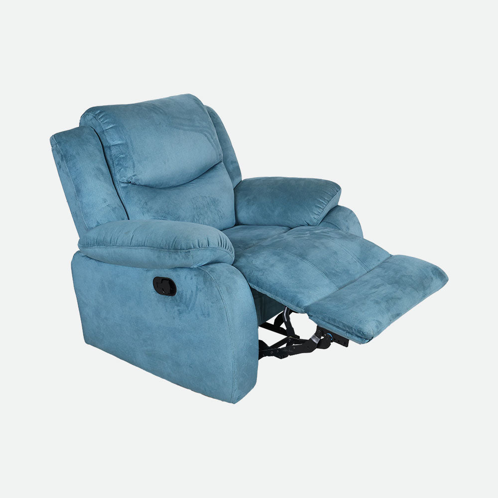 MAARK MANUAL RECLINER FABRIC SOFA SINGLE SEATER F211