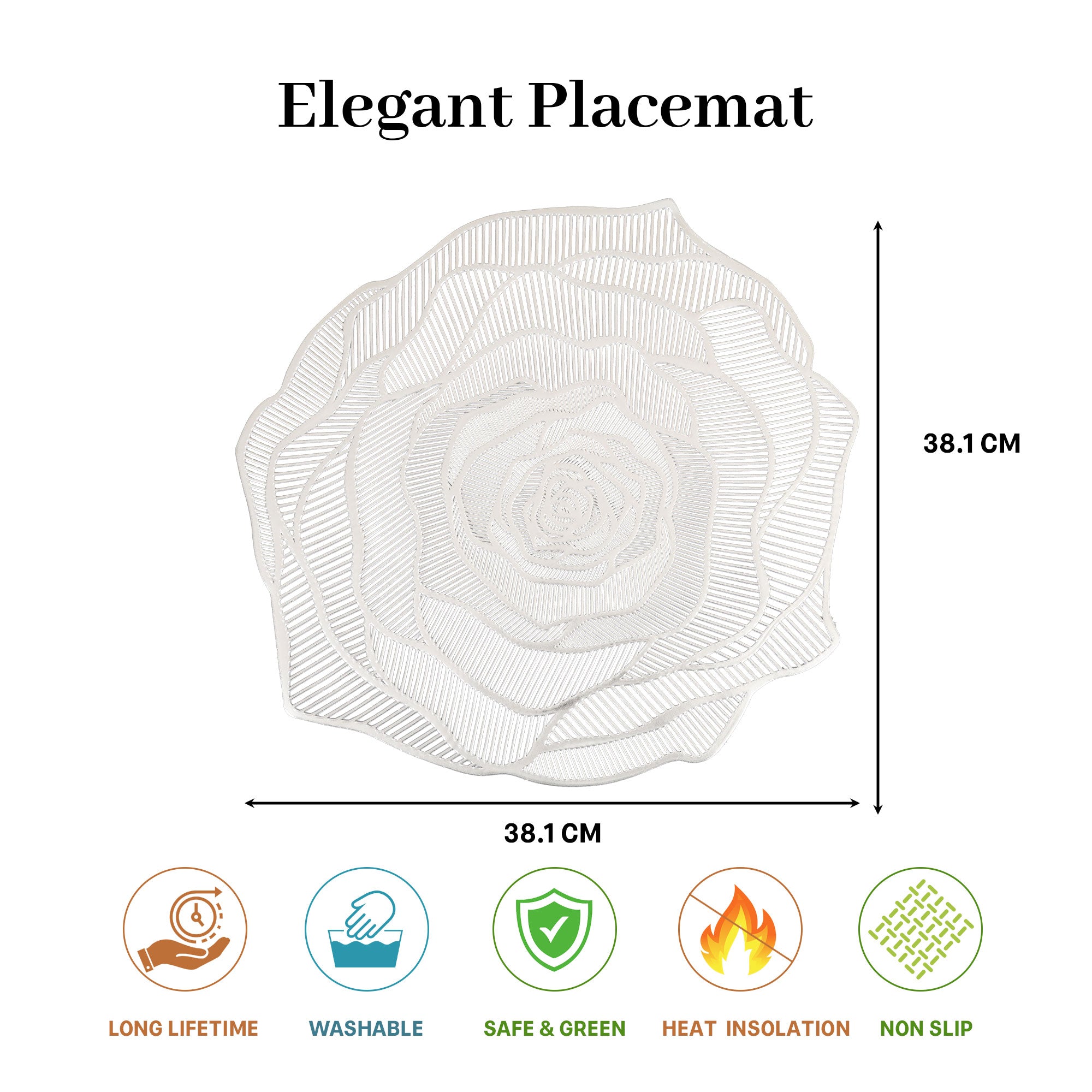 MAARK LEATHER PLACE MAT ROUND @18% CC