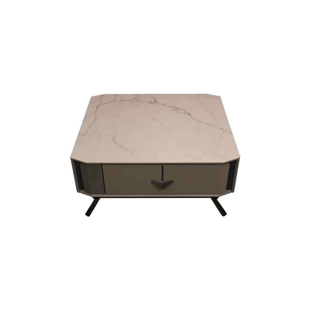 MAARK MARBLE TOP COFFEE TABLE CTM-CT70H HT