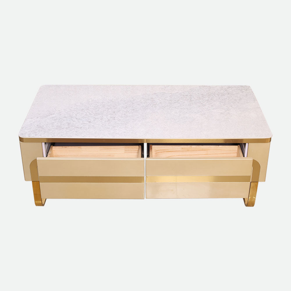 MAARK MARBLE TOP COFFEE TABLE 648 HT