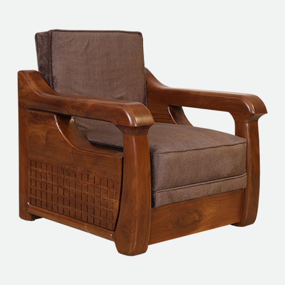 MAARK WOODEN SOFA SET (3+2+1) 002 GI