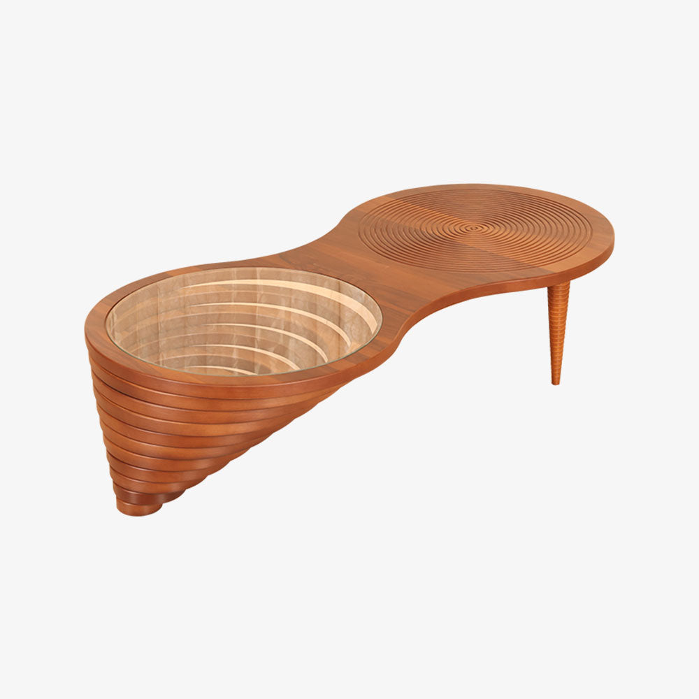 MAARK GLASS TOP COFFEE TABLE CTG-001 HT