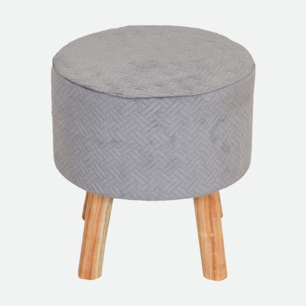 MAARK STOOL QUILTED LINO GRAY AO