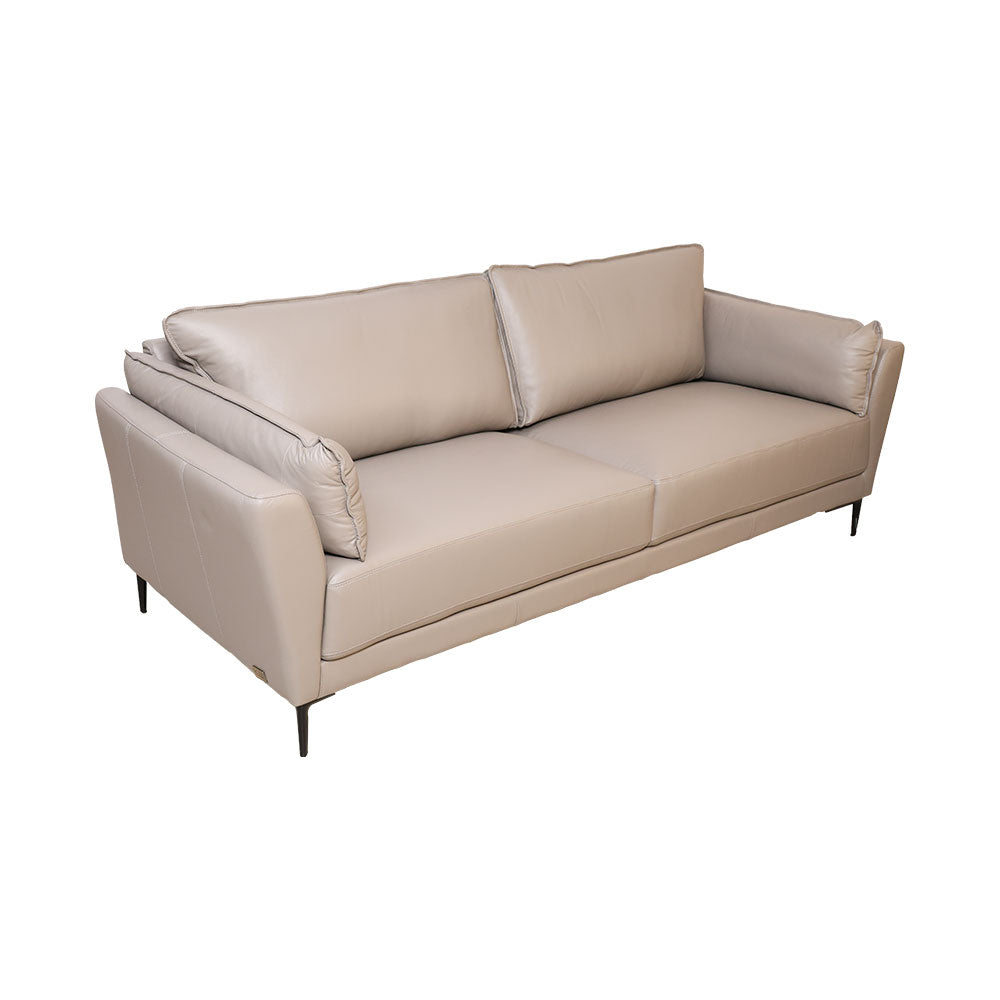 MAARK LEATHER SOFA SET (3+2) 6015 SMOKY GRAY ML