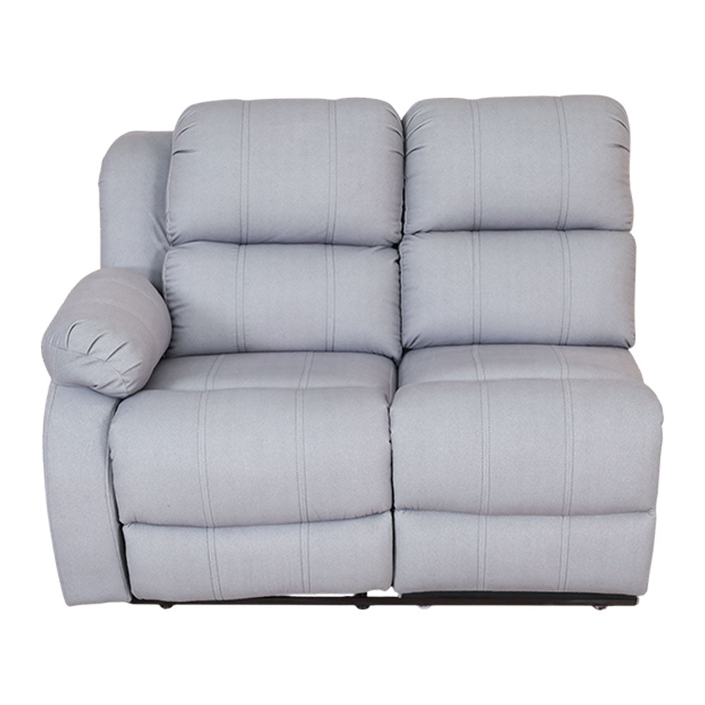 MAARK CORNER MANUAL RECLINER FABRIC SOFA 5 SEATER F211
