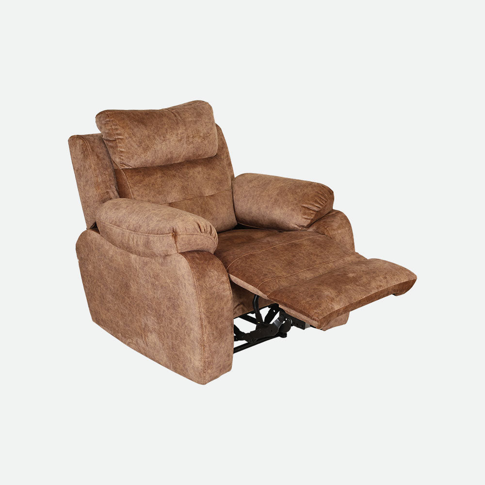MAARK MANUAL RECLINER FABRIC SOFA SET (3+1R+1R) GALAXY