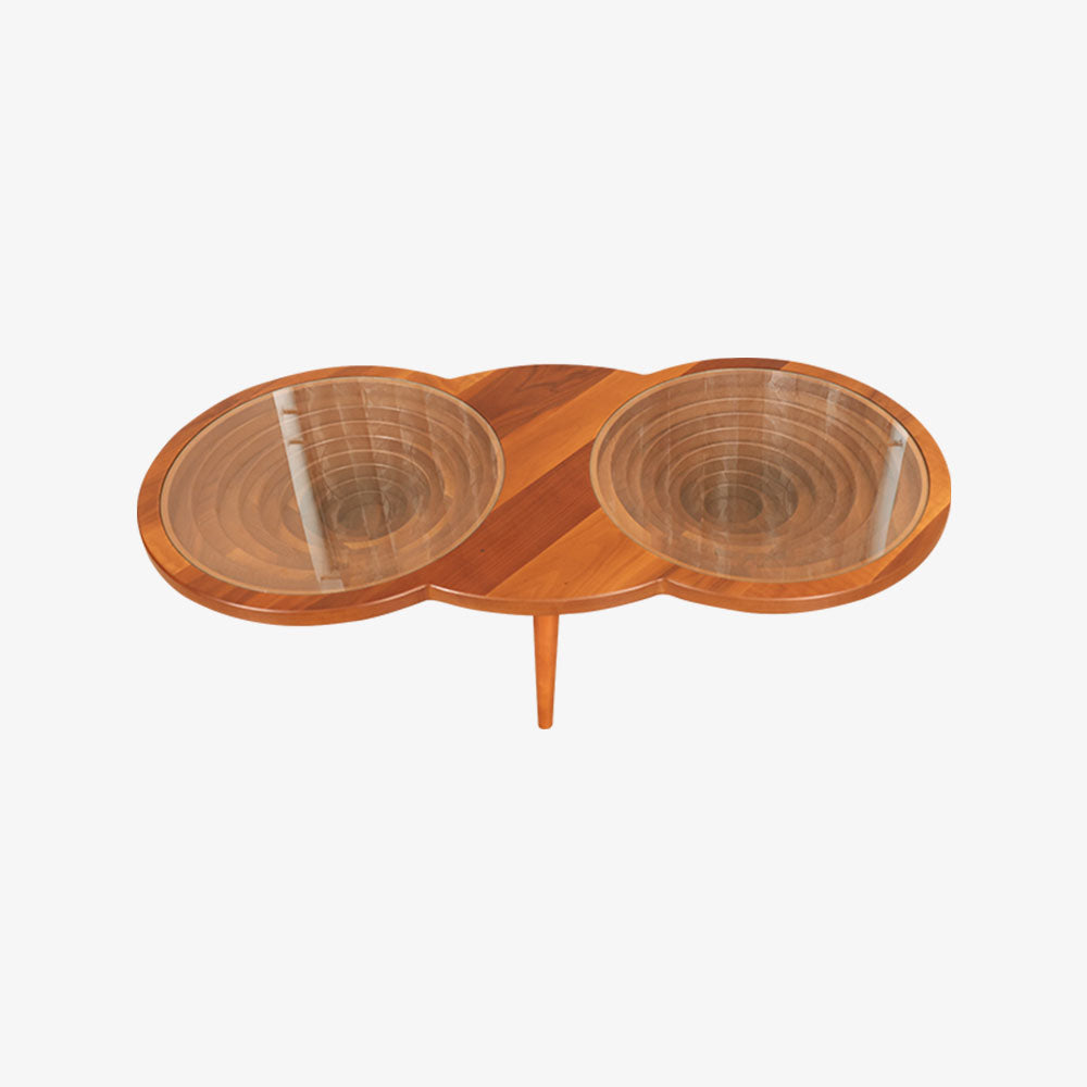 MAARK GLASS TOP COFFEE TABLE CTG-002