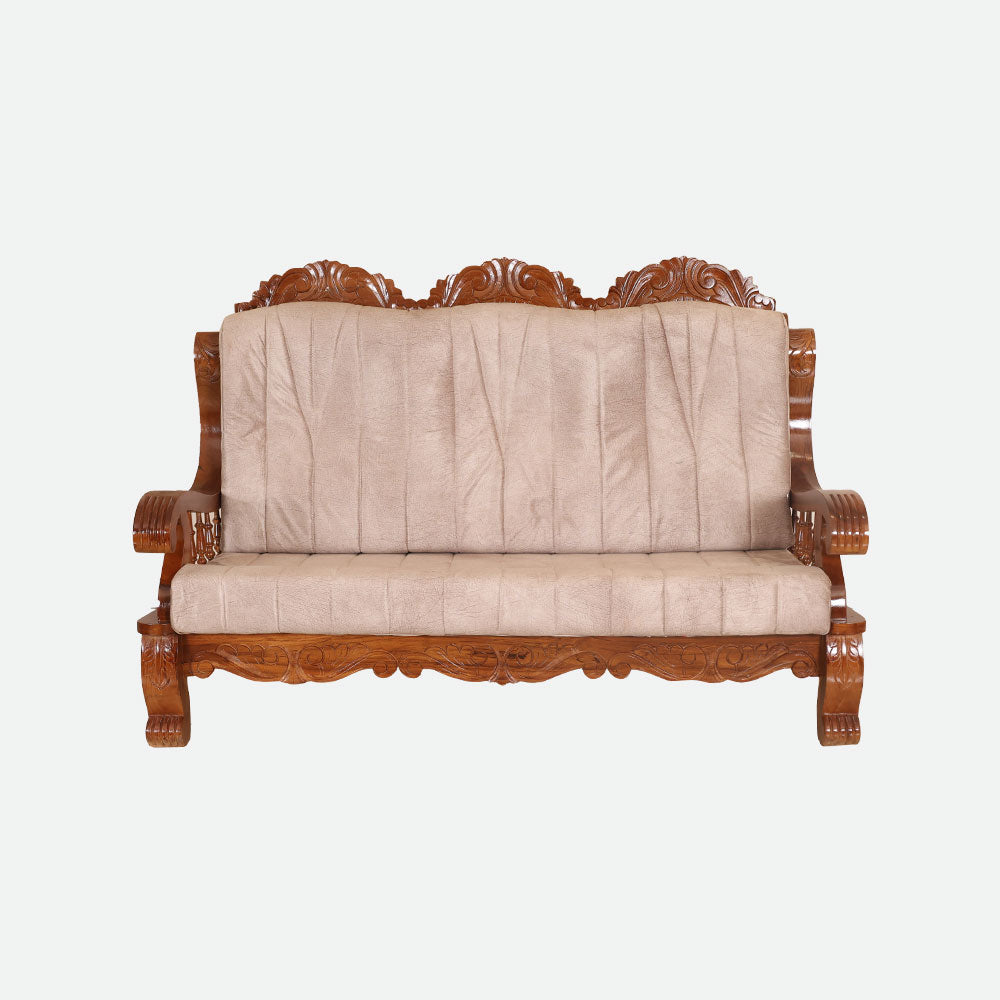 MAARK WOODEN SOFA SET (3+1+1) S-25 WCF