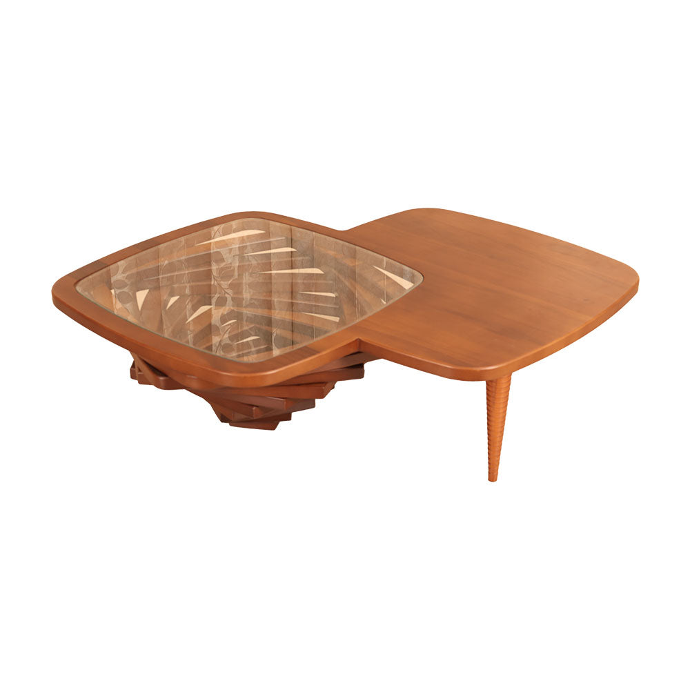 MAARK GLASS TOP COFFEE TABLE CTG-004 HT