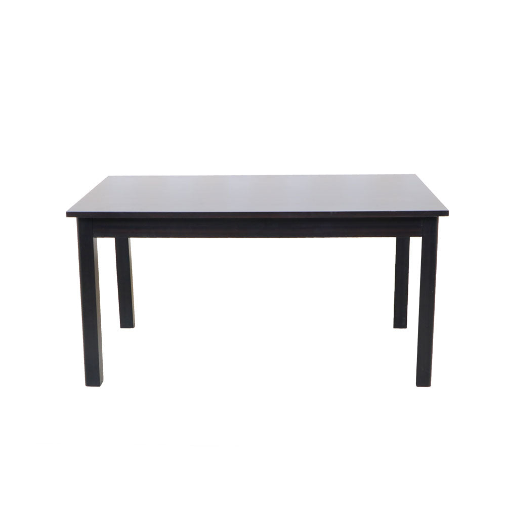 MAARK WOODEN TOP 6 SEATER DINING SET (5*3) STARTER WALNUT COLOUR