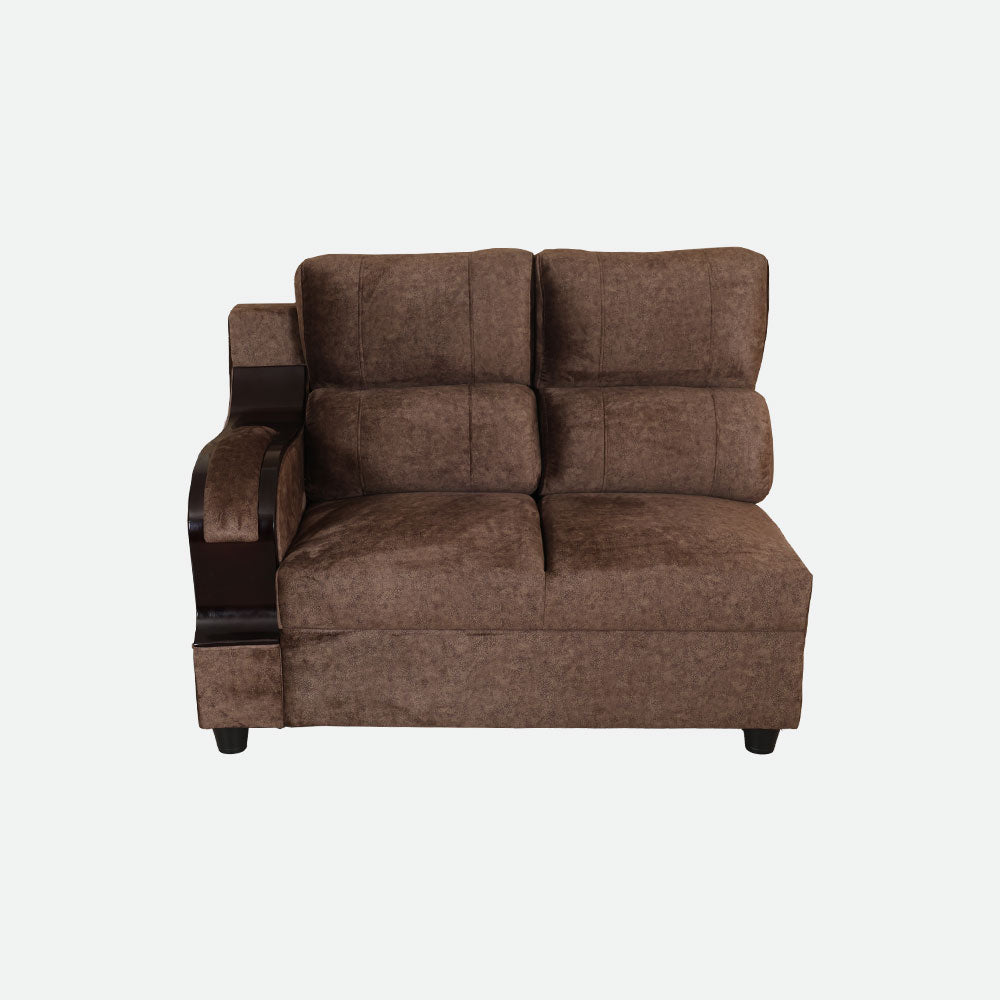 MAARK FABRIC CORNER SOFA 5 SEATER LOUIS