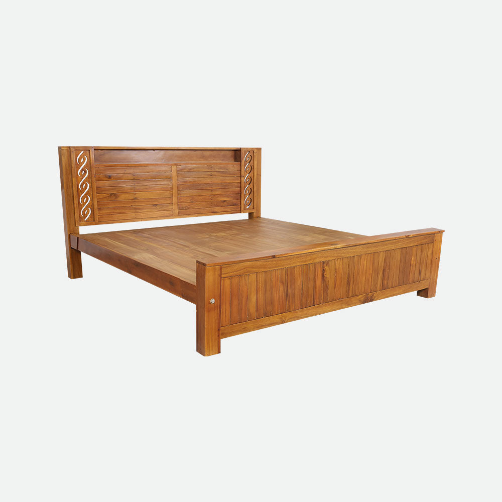 MAARK KING SIZE BED (6*6.25) AK-20 WCF