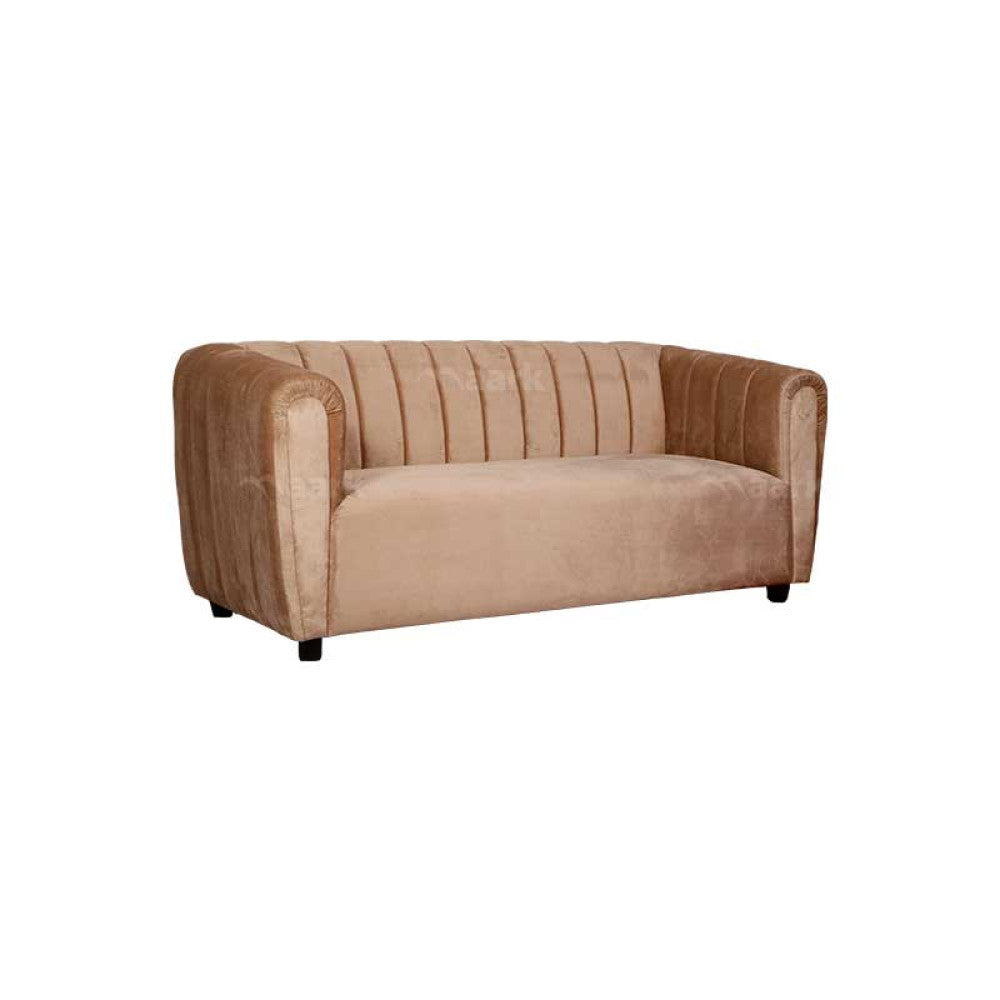 MAARK FABRIC THREE SEATER SOFA OPPO BROWN COLOUR