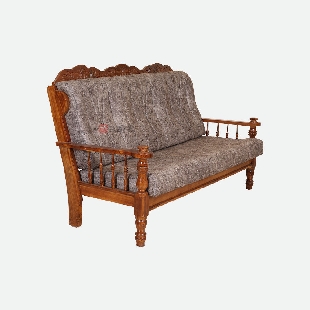 MAARK WOODEN SOFA SET (3+1+1) S-14 WCF