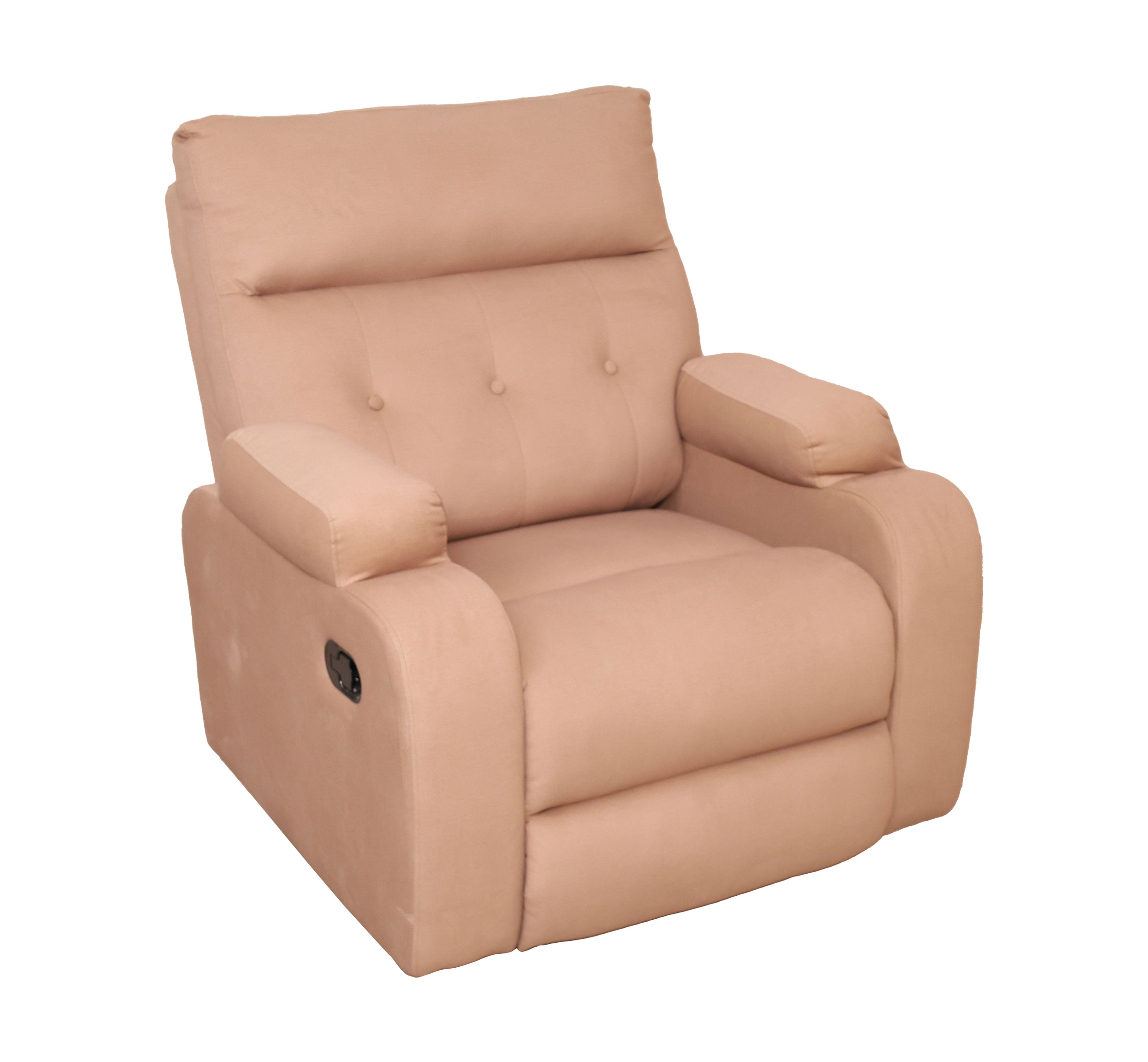 MAARK MANUAL RECLINER FABRIC SOFA SINGLE SEATER LANCER