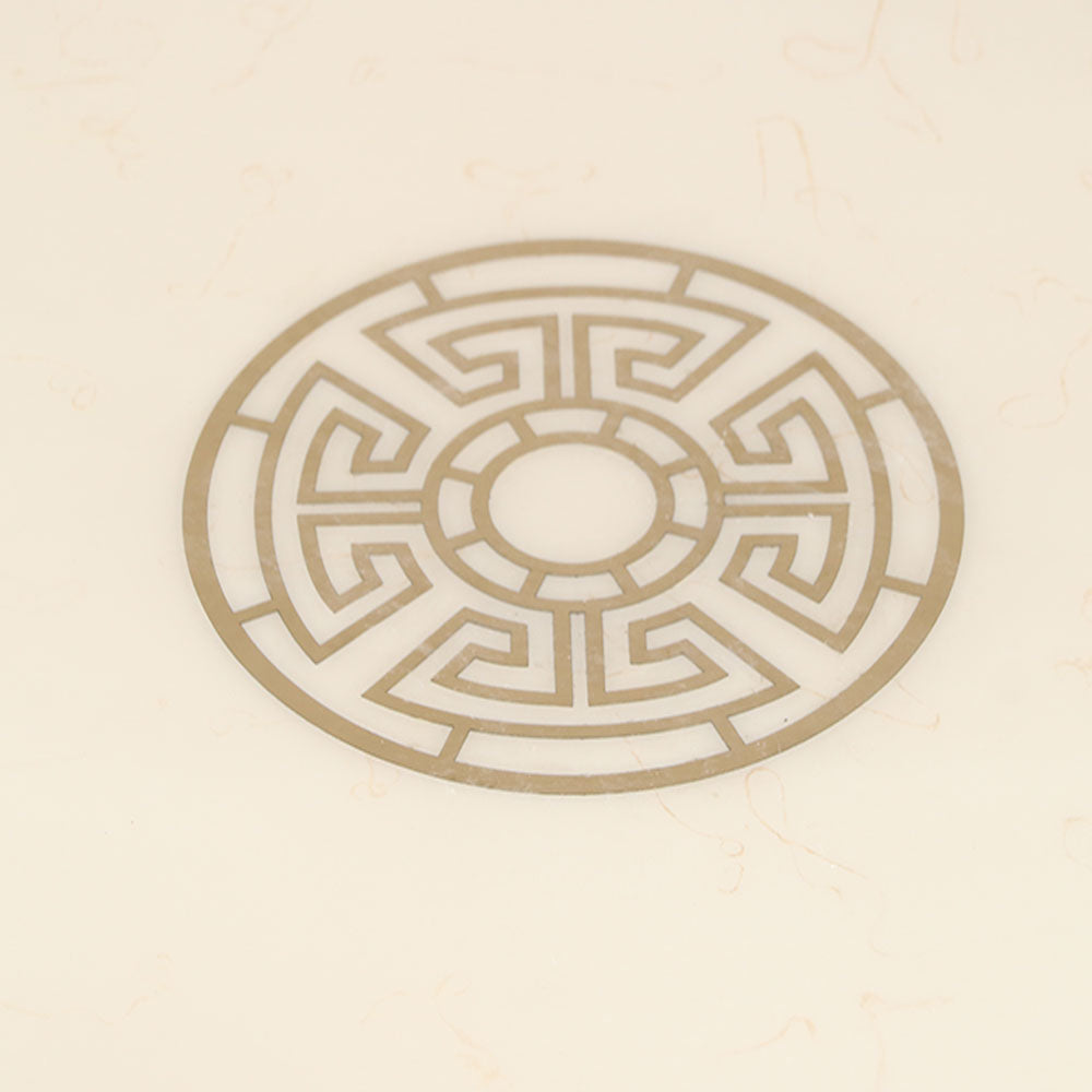 MAARK MARBLE TOP 6 SEATER DINING SET 6041 TD