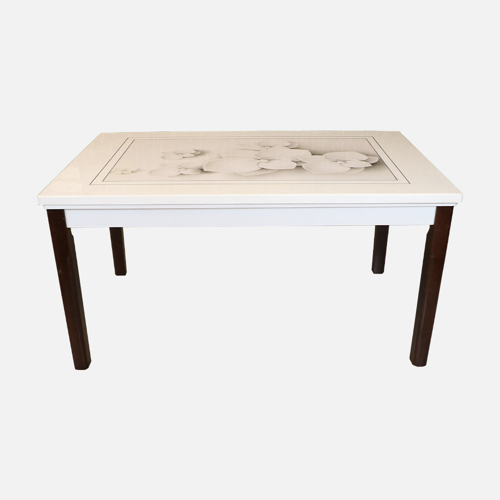 MAARK MARBLE TOP 6 SEATER DINING SET 3D SHELL HT