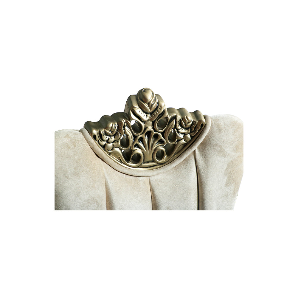 MAARK MARBLE TOP 6 SEATER DINING SET JORDEN SAI