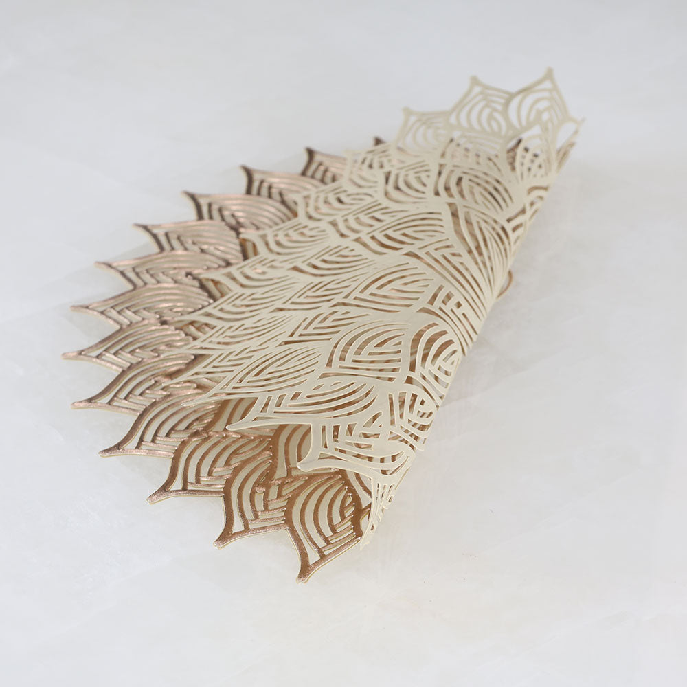 MAARK LEATHER PLACE MAT ROUND CC