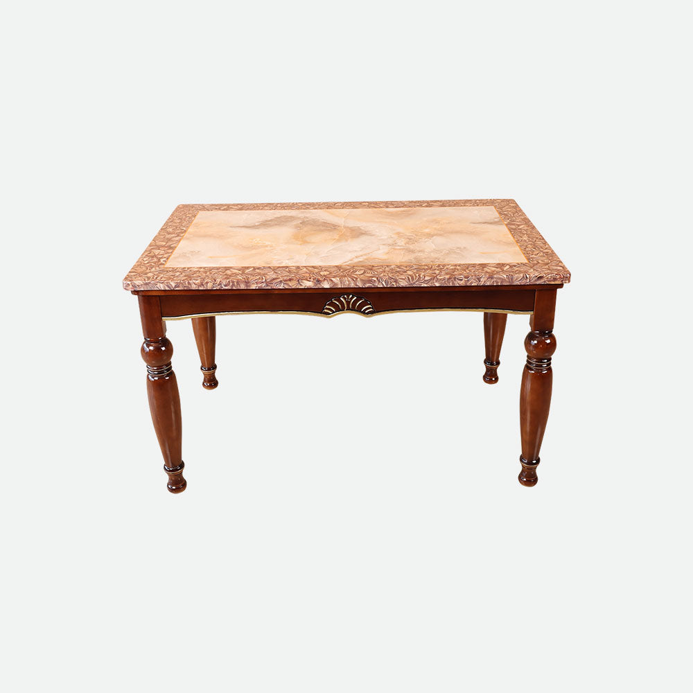 MAARK MARBLE TOP 4 SEATER DINING SET 167-F98 HT