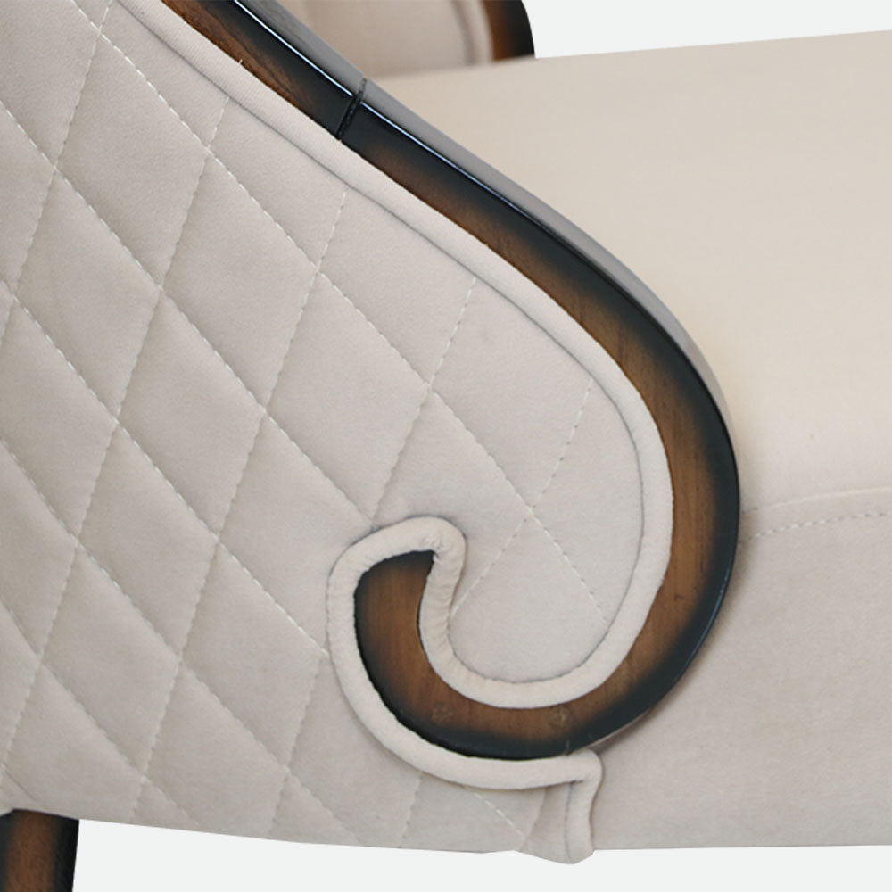 MAARK MARBLE TOP 6 SEATER DINING SET 6032 TD