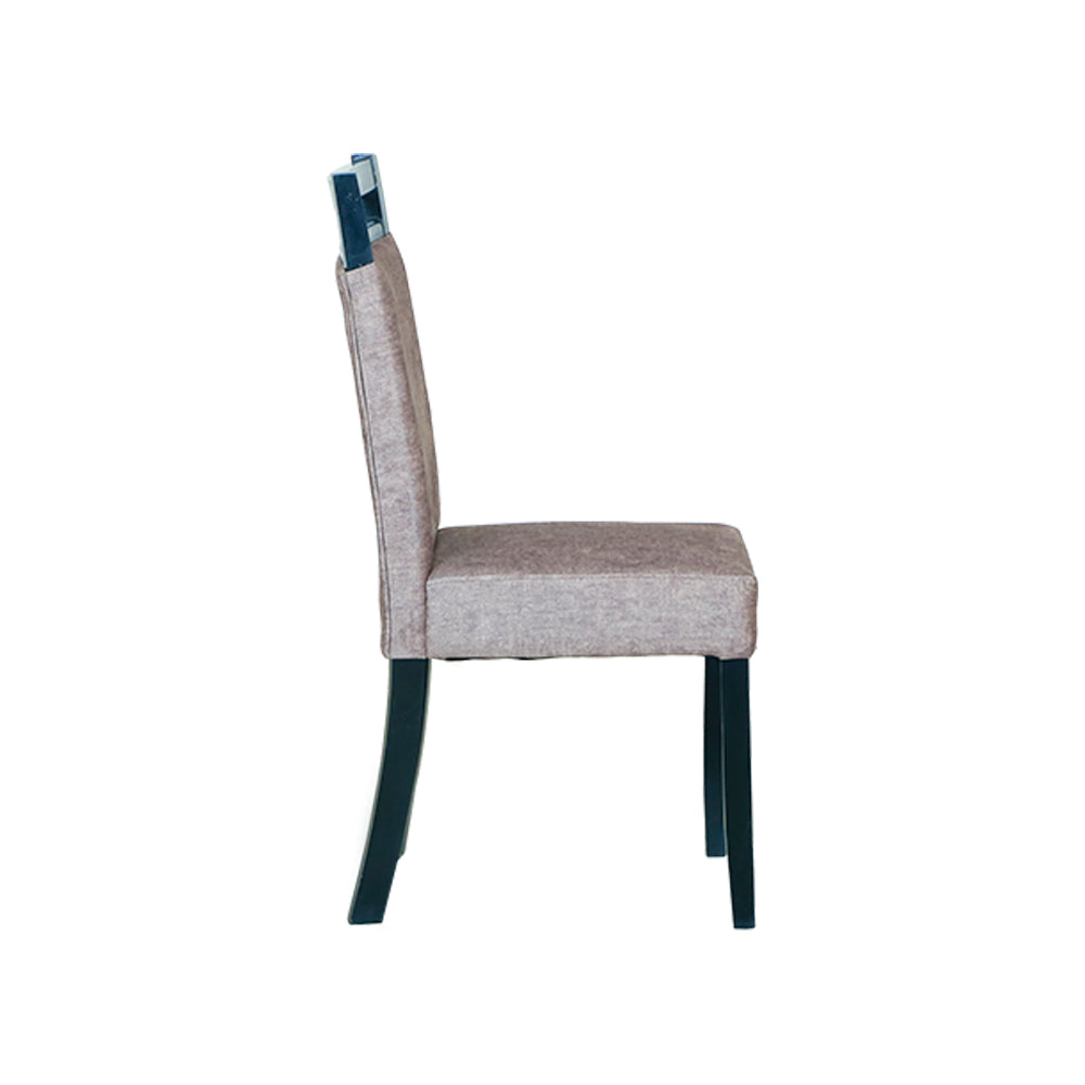 MAARK GALAXY DINING CHAIR WALNUT COLOUR