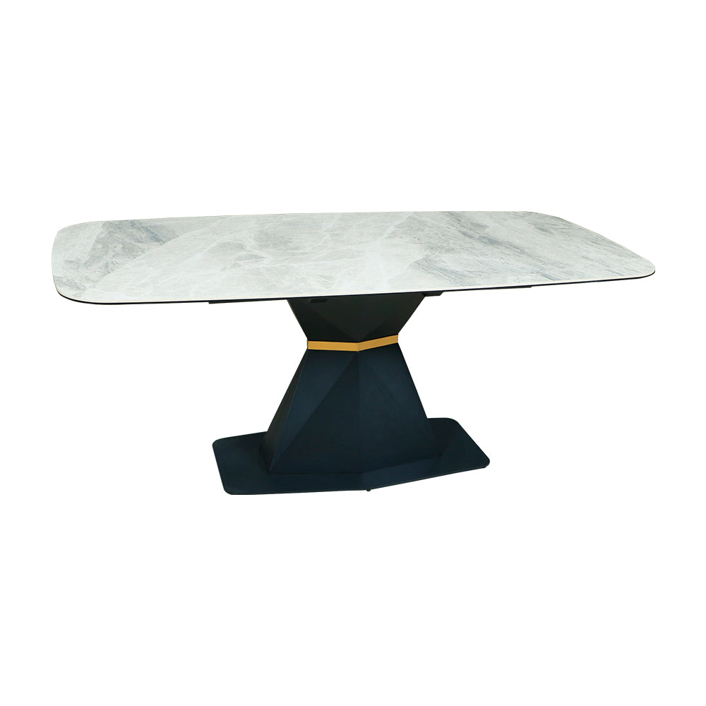 MAARK MARBLE TOP 6 SEATER DINING SET DT708-Y35 HT