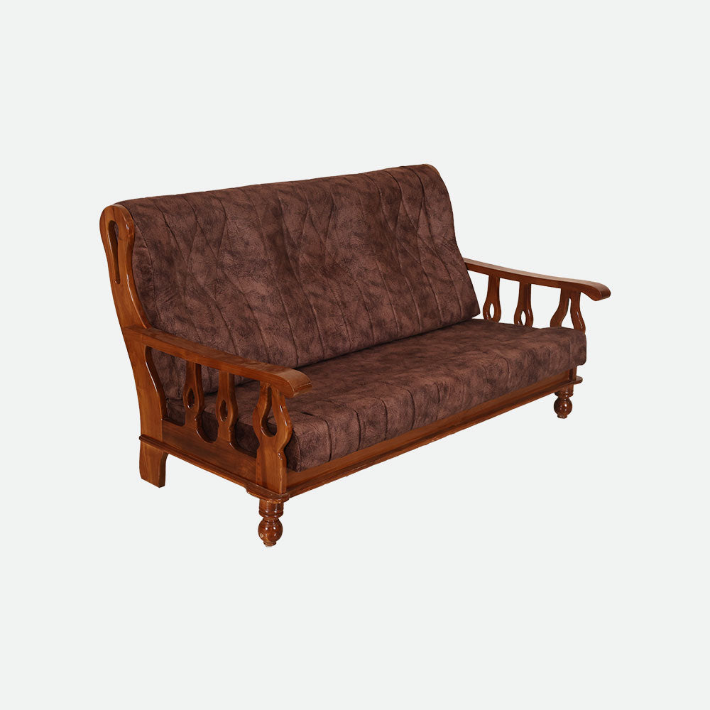 MAARK WOODEN SOFA SET (3+1+1) S-17 WCF