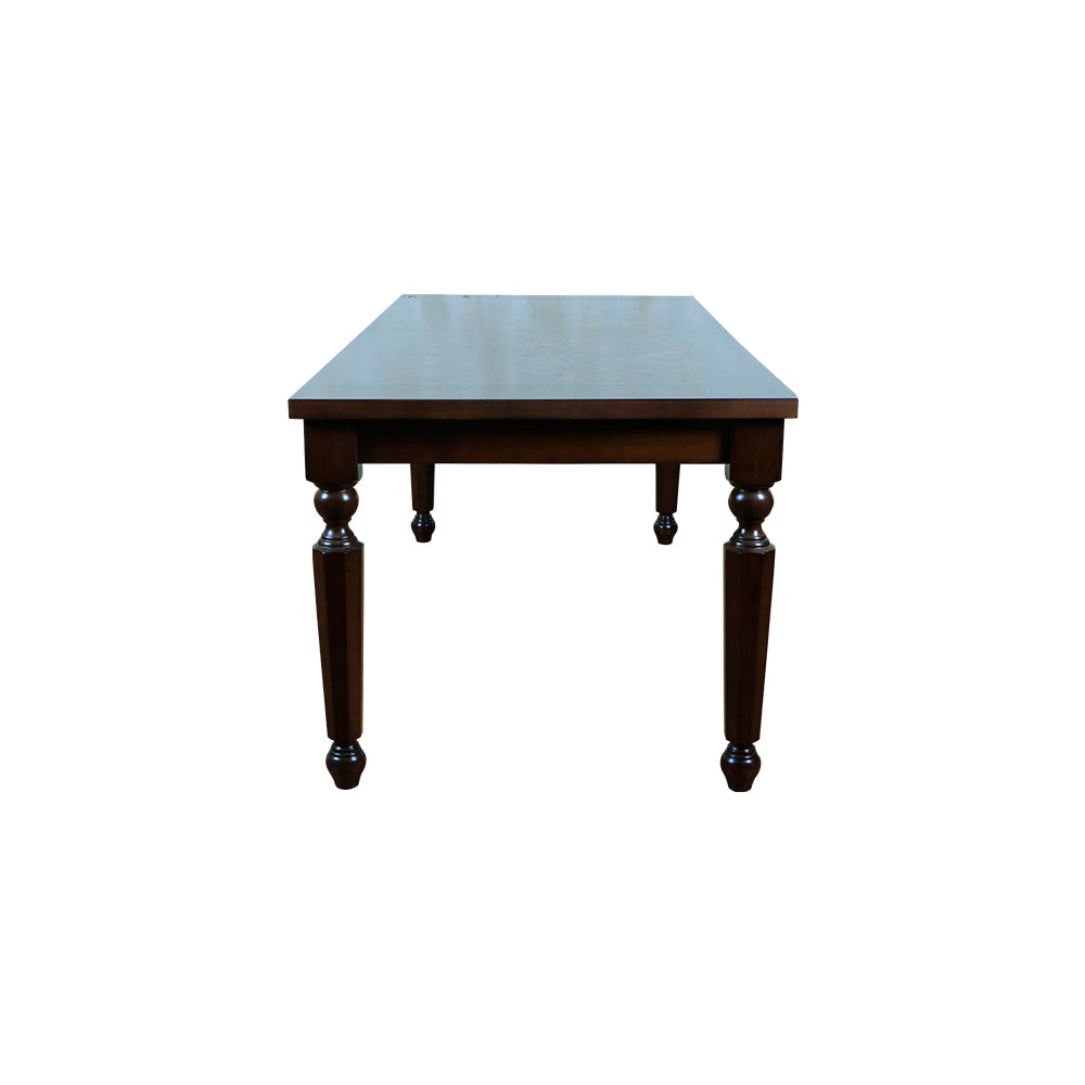 MAARK WOODEN TOP 6 SEATER DINING SET SOLAR-4365T-4365SC HT