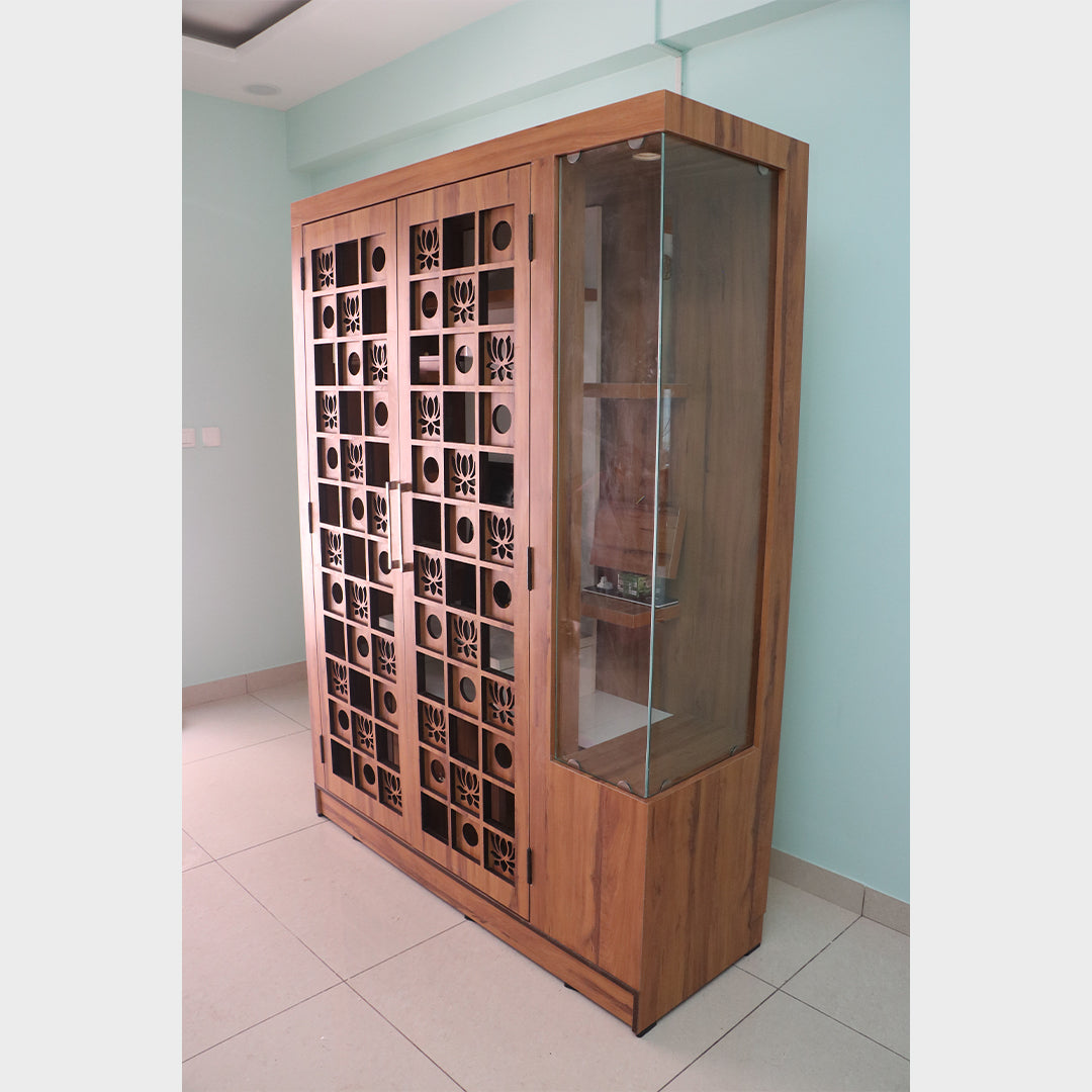 CUSTOMISED POOJA RACK