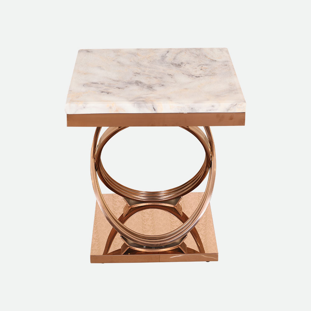 MAARK MARBLE TOP COFFEE TABLE T032-SML HT