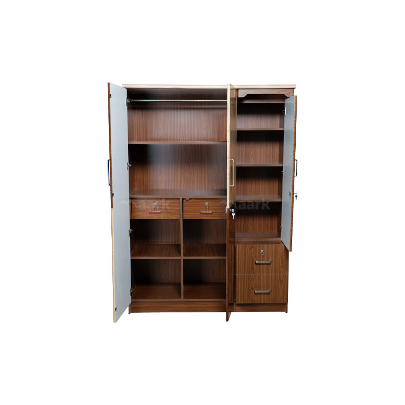 MAARK 3 DOOR WARDROBE PF WITH DRESSER