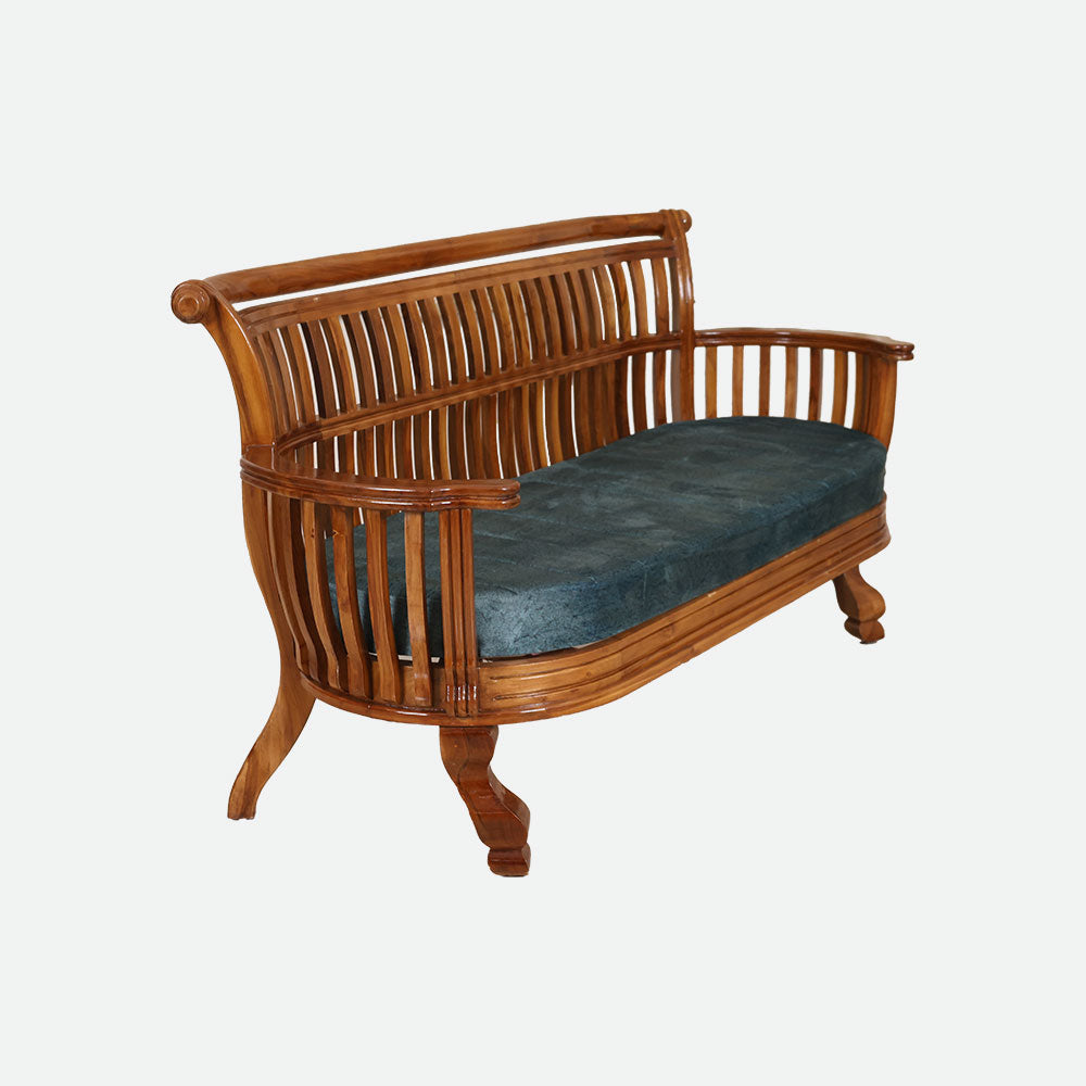 MAARK WOODEN SOFA SET (3+1+1) S-37 WCF