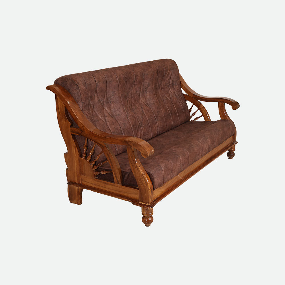 MAARK WOODEN SOFA SET (3+1+1) S-15 WCF