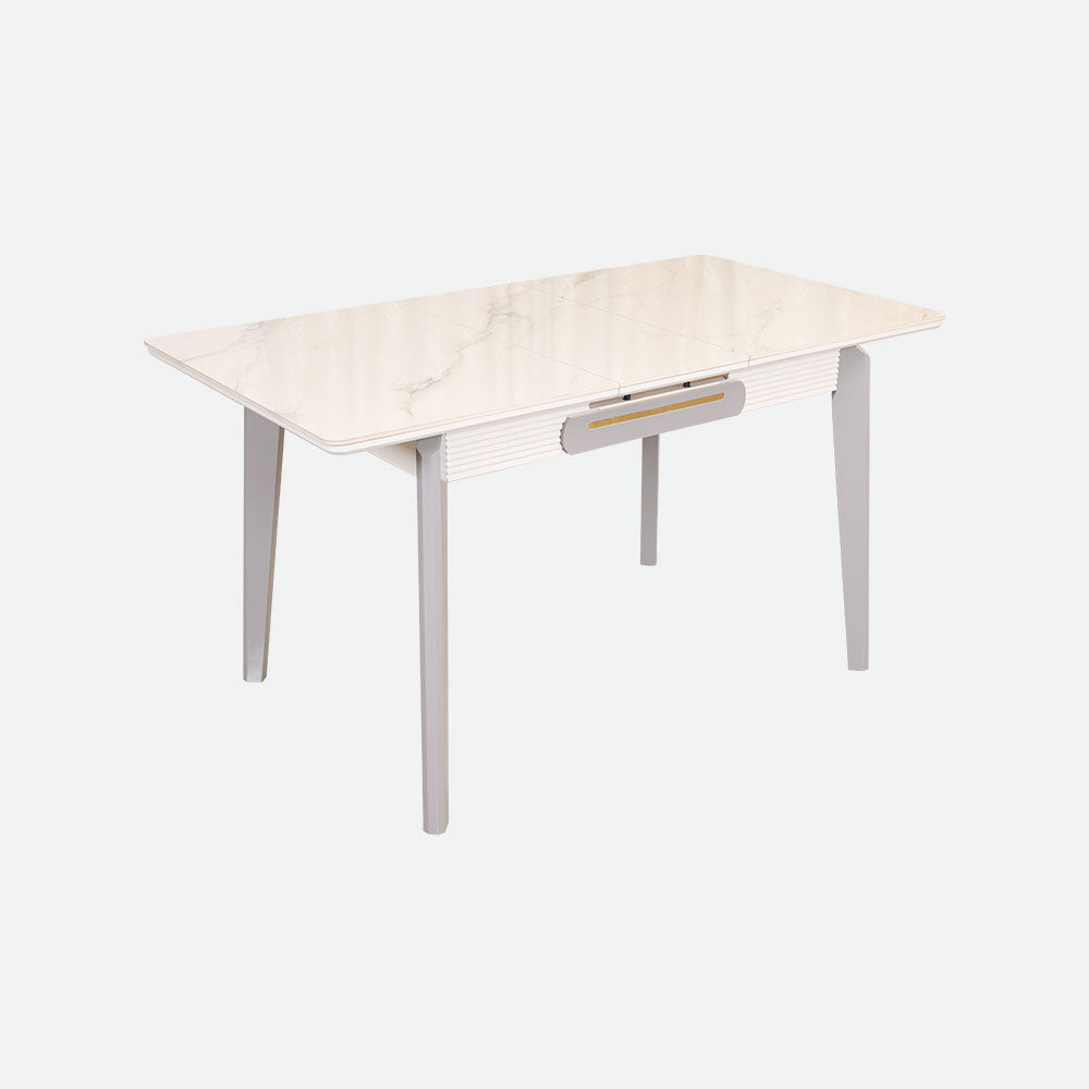 MAARK MARBLE TOP 4 SEATER DINING SET A01-865 HT