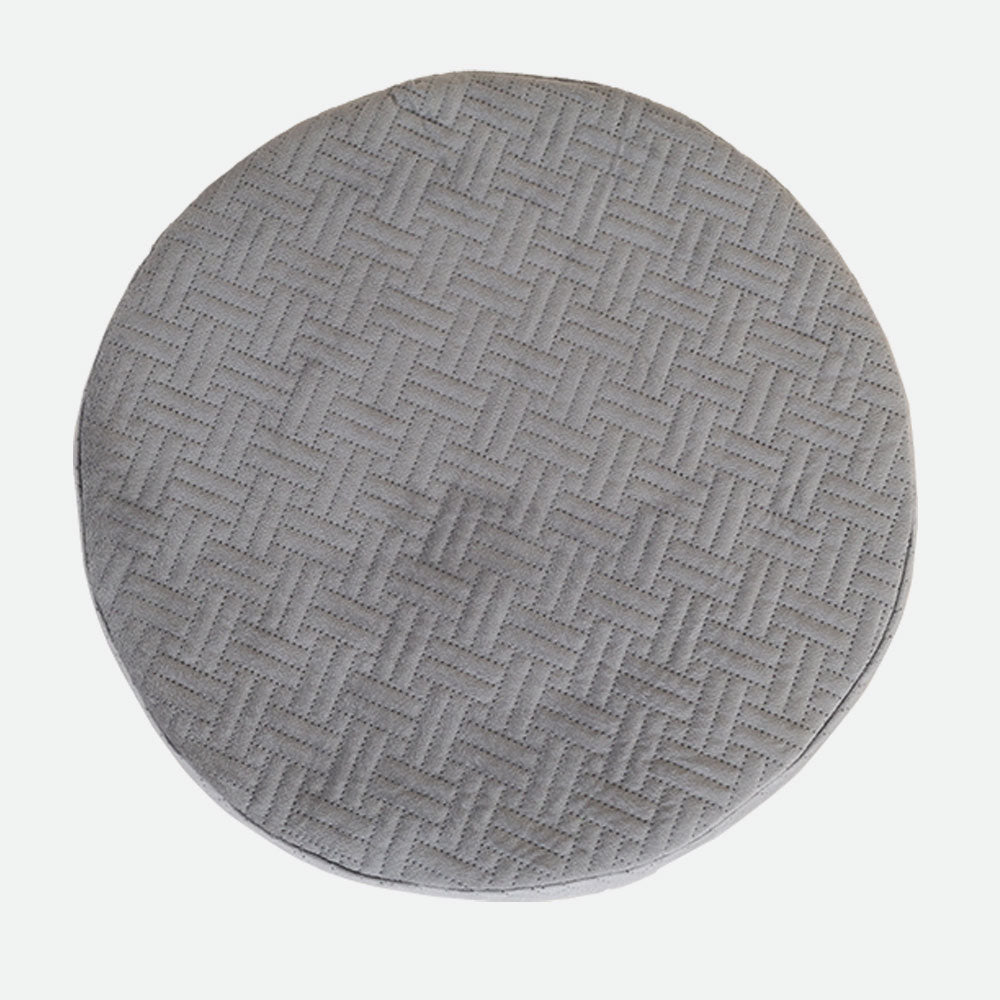 MAARK STOOL QUILTED LINO GRAY AO